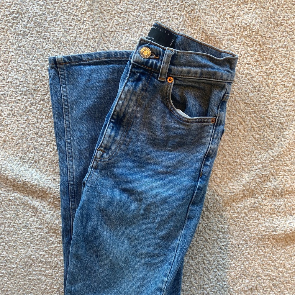 asos tall blue straight jeans!!